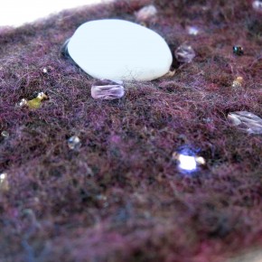 Starfield fascinator closeup