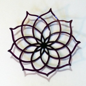 lotus bowl purple white straighton