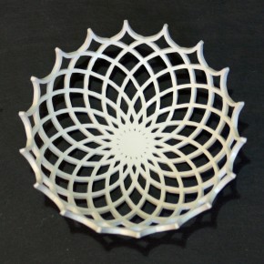 spiky bowl white slate