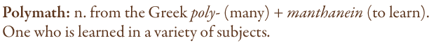 Definition of Polymath