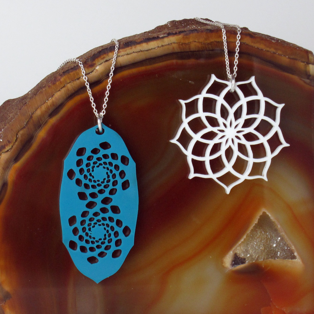 Acrylic necklaces