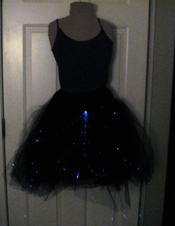 Skirt full of stars - in half dark